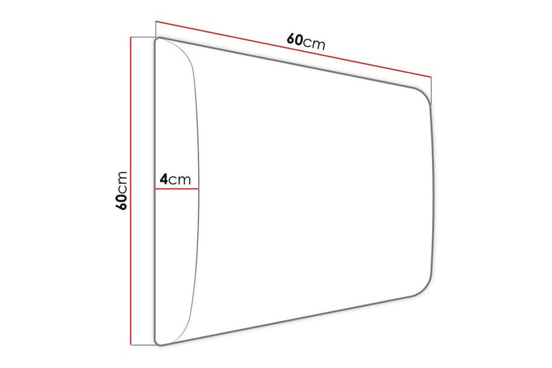 Zaratuz Vægpanel 60x60 cm - Mørkebrun - Hus & renovering - Byggeri - Gulv, væg & tag - Gulv & vægbeklædning - Vægpanel & panelplade