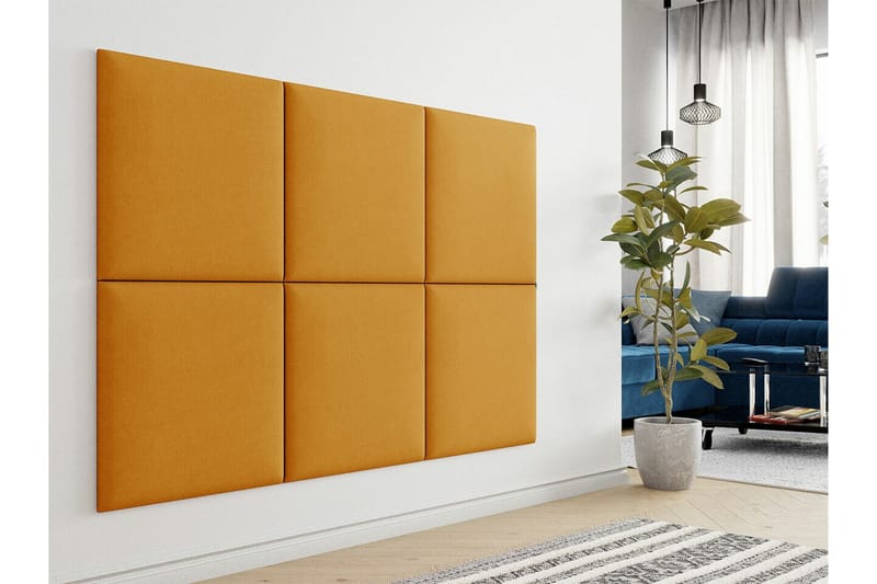 Zaratuz Vægpanel 60x60 cm - Mørkegul - Hus & renovering - Byggeri - Gulv, væg & tag - Gulv & vægbeklædning - Vægpanel & panelplade