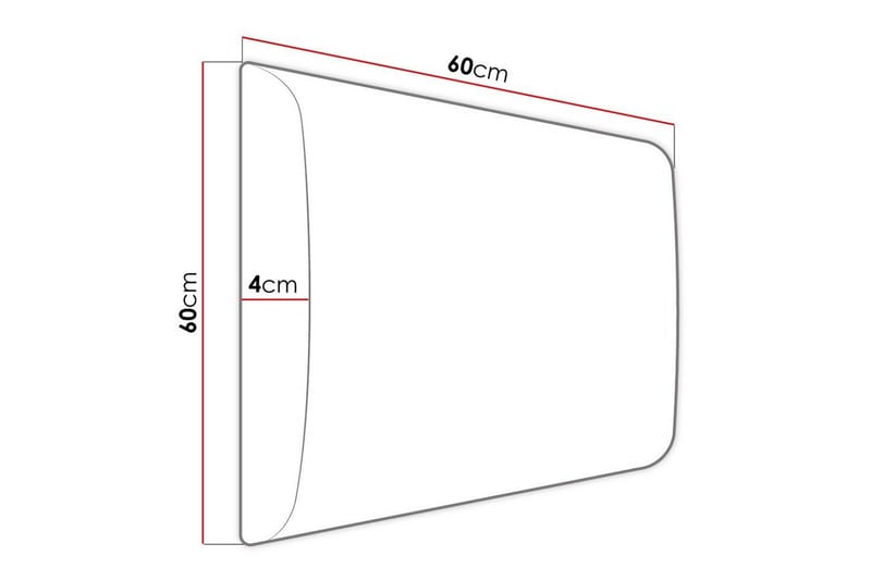 Zaratuz Vægpanel 60x60 cm - Mørkegul - Hus & renovering - Byggeri - Gulv, væg & tag - Gulv & vægbeklædning - Vægpanel & panelplade