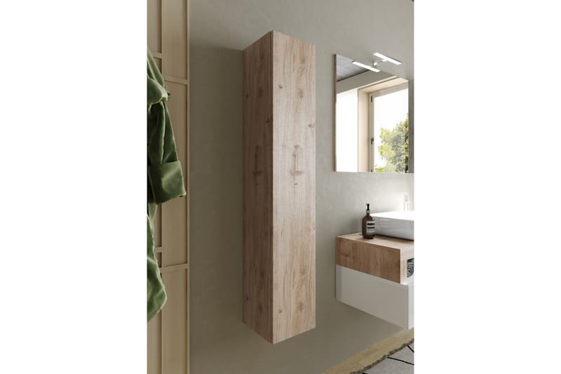 Hamburgan Højskab Badeværelse 26x138 cm - Beige - Hus & renovering - Køkken & bad - Badeværelse - Badeværelsesmøbler - Badeværelsesskab