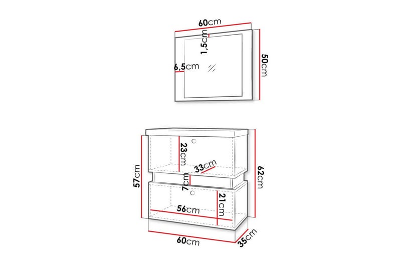 Dunvegan Badeværelsesmøbelset - Hvid - Hus & renovering - Køkken & bad - Badeværelse - Badeværelsesmøbler - Komplette møbelpakker