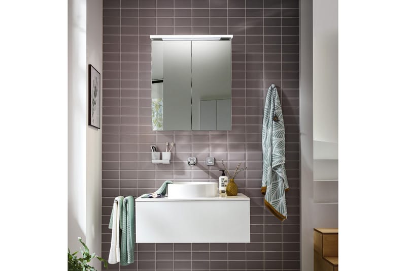 SPEJLSKAB BATHLIFE GLOSS 600 - Hus & renovering - Køkken & bad - Badeværelse - Badeværelsesmøbler - Spejlskabe