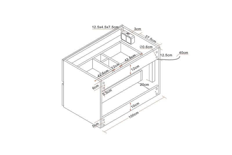 Bathlife Eufori Underskab 1000 - Hvid - Hus & renovering - Køkken & bad - Badeværelse - Badeværelsesmøbler - Underskab badeværelse