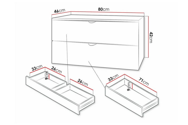 Glenndale Vaskeskab - Hvid - Hus & renovering - Køkken & bad - Badeværelse - Badeværelsesmøbler - Underskab badeværelse