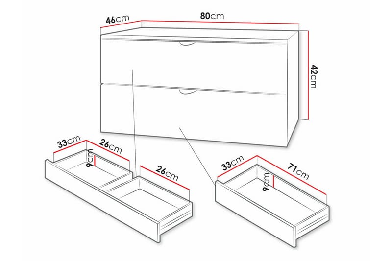 Glenndale Vaskeskab - Hvid - Hus & renovering - Køkken & bad - Badeværelse - Badeværelsesmøbler - Underskab badeværelse