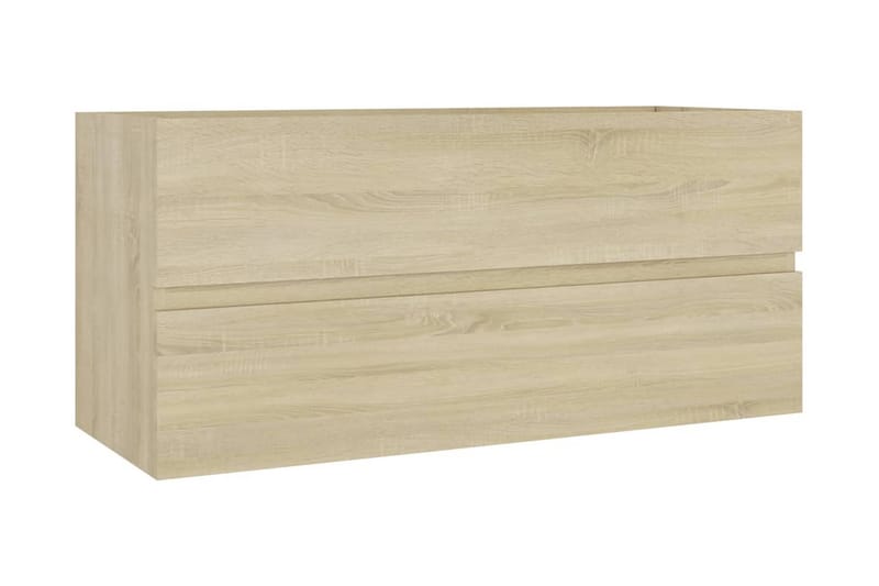 vaskeskab 100x38,5x45 cm spånplade sonoma-eg - Brun - Hus & renovering - Køkken & bad - Badeværelse - Badeværelsesmøbler - Underskab badeværelse