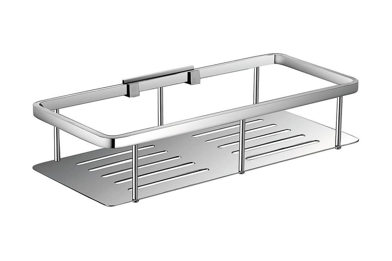 Bathlife Stadga Brusekurv 30x13 cm - Krom - Hus & renovering - Køkken & bad - Badeværelse - Brusearmatur & tilbehør - Brusehylder & brusekurve