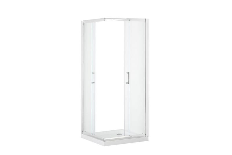 Itelan Brusekabine 80x80x185 cm - Hærdet Glas - Brusevægge