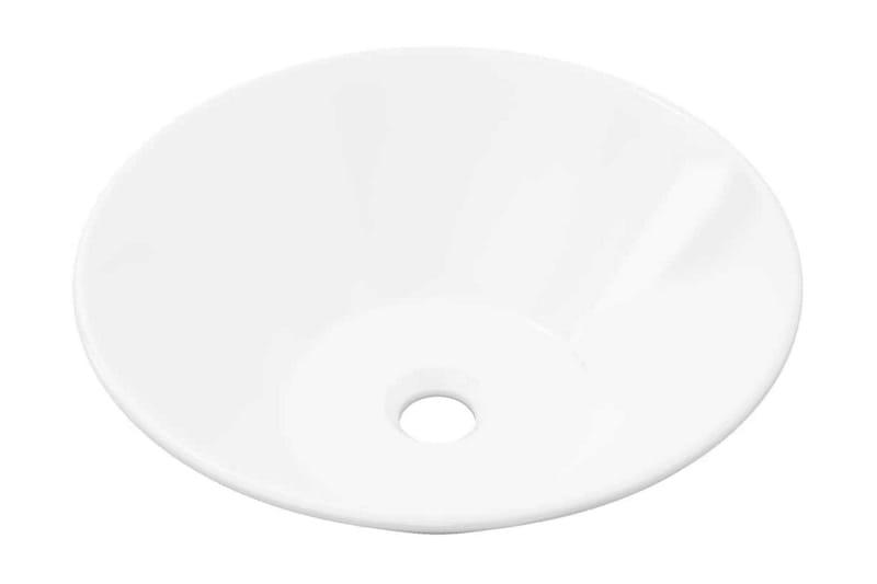 badeværelsesvask keramisk skål hvid - Hvid - Lille håndvask