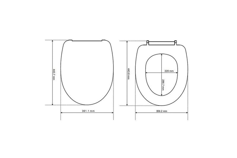 Bathlife Puts Toiletsæde - Hvid - Hus & renovering - Køkken & bad - Badeværelse - Toiletter & WC - Toiletsæde