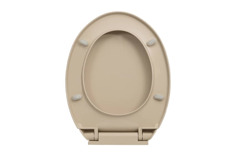 soft close toiletsæde oval beige - Beige - Hus & renovering - Køkken & bad - Badeværelse - Toiletter & WC - Toiletsæde