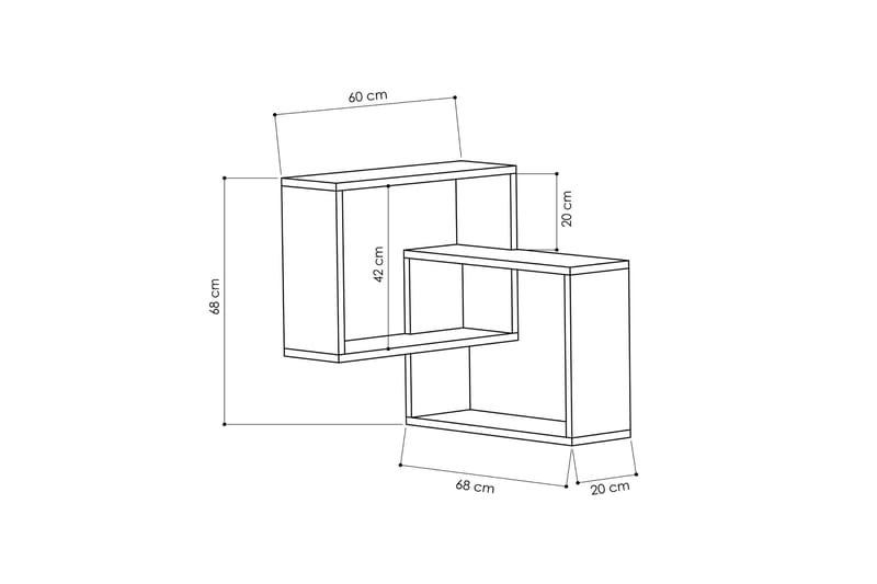 Homitis væghylde - Hvid - Hus & renovering - Køkken & bad - Køkken & bryggers - Køkkenindretning - Køkkenhylde