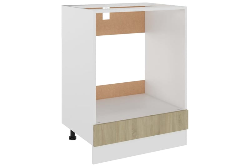 Køkkenskab 60x46x81,5 cm spånplader sonoma-eg - Brun - Hus & renovering - Køkken & bad - Køkken & bryggers - Køkkenindretning - Køkkenskab