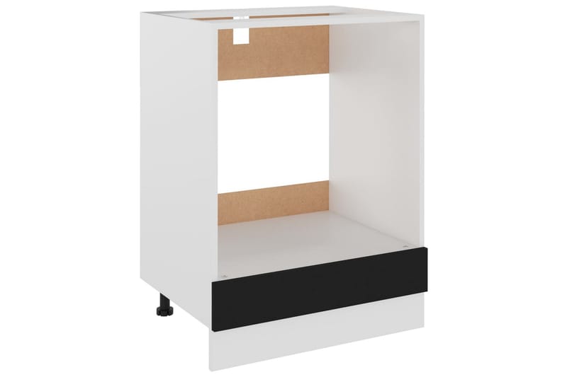 Køkkenskab 60x46x81,5 cm spånplader sort - Sort - Hus & renovering - Køkken & bad - Køkken & bryggers - Køkkenindretning - Køkkenskab