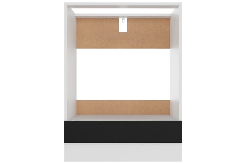 Køkkenskab 60x46x81,5 cm spånplader sort - Sort - Hus & renovering - Køkken & bad - Køkken & bryggers - Køkkenindretning - Køkkenskab