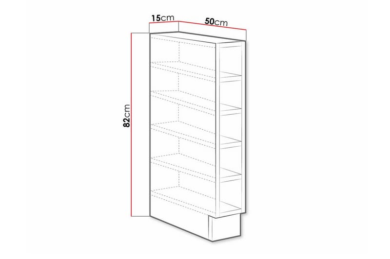 Templemore Køkkenskab 15 cm - Brun - Hus & renovering - Køkken & bad - Køkken & bryggers - Køkkenindretning - Køkkenskab