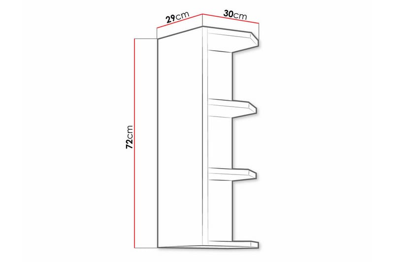 Templemore Køkkenskab 30 cm - Brun - Hus & renovering - Køkken & bad - Køkken & bryggers - Køkkenindretning - Køkkenskab