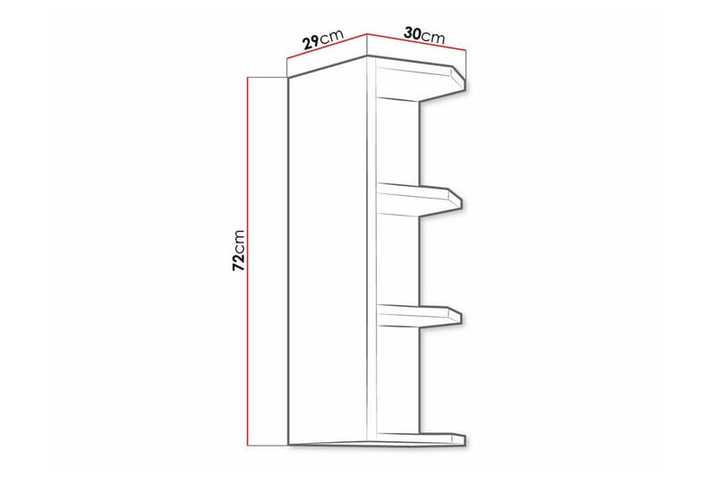 Templemore Køkkenskab 30 cm - Hvid - Hus & renovering - Køkken & bad - Køkken & bryggers - Køkkenindretning - Køkkenskab