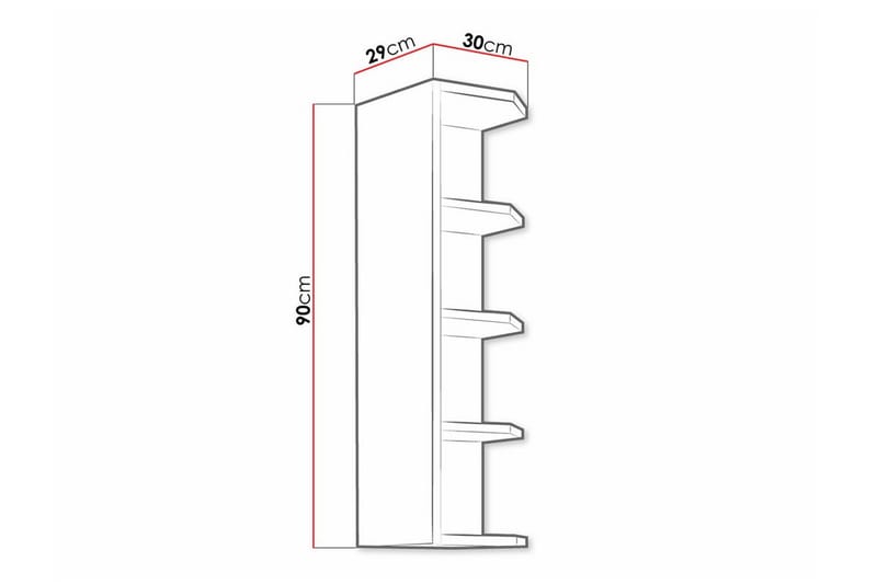 Templemore Køkkenskab 30 cm - Hvid - Hus & renovering - Køkken & bad - Køkken & bryggers - Køkkenindretning - Køkkenskab