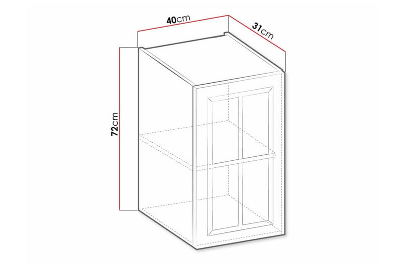 Templemore Køkkenskab 40 cm - Brun/Træ - Hus & renovering - Køkken & bad - Køkken & bryggers - Køkkenindretning - Køkkenskab