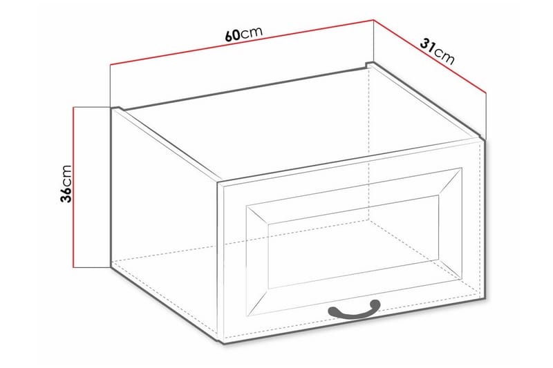 Templemore Køkkenskab 60 cm - Træ/natur/brun - Hus & renovering - Køkken & bad - Køkken & bryggers - Køkkenindretning - Køkkenskab