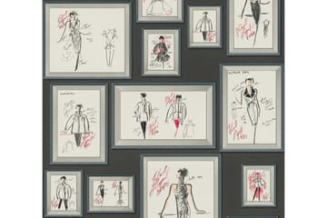 AS Creation Designer Sketch af Karl Lagerfeld