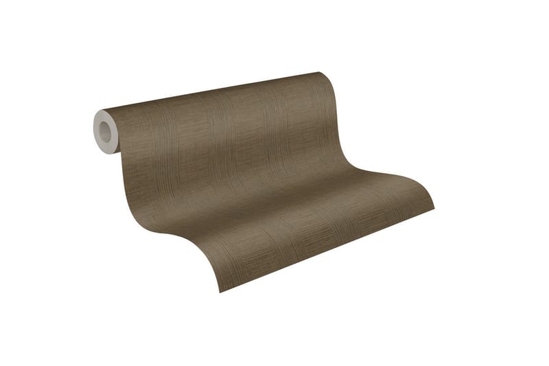 AS Creation Mønstret tapet Cuba Nonwoven Brown - AS Creation - Boligtilbehør - Vægdekoration - Tapeter - Mønstret tapet