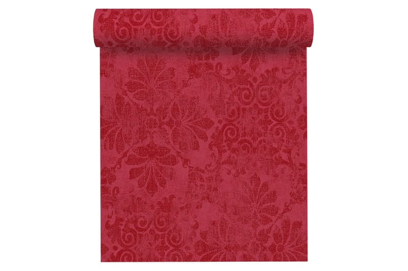 AS Creation Simple Wallpaper Memory Nonwoven Red Metal - AS Creation - Boligtilbehør - V�ægdekoration - Tapeter - Mønstret tapet