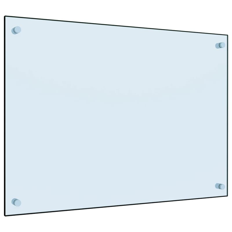 Stænkplade Til Køkkenet 70 X 50 Cm Hærdet Glas Hvid - Hvid - Hus & renovering - Køkken & bad - Køkken & bryggers - Køkkenindretning - Stænkplade køkken