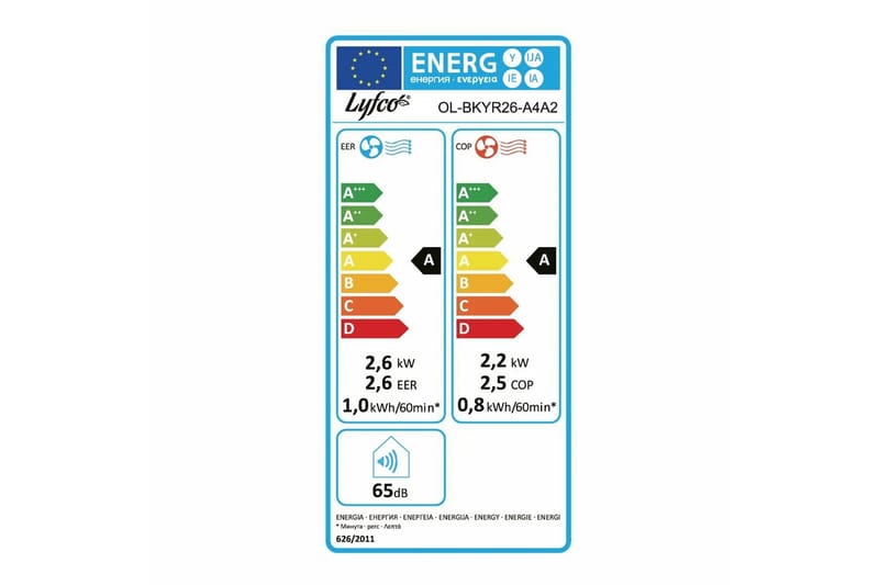 Luftkøler | 9000 BTU | 37m²| UltraSilence | Med varmefunktion - Hus & renovering - Klimakontrol - Aircondition & luftkøler - Portabel AC