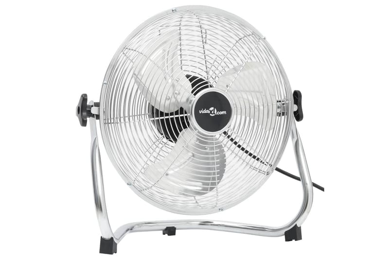 gulvventilator 45 cm 3 hastigheder 60 W krom - Sølv - Hus & renovering - Klimakontrol - Ventilatorer