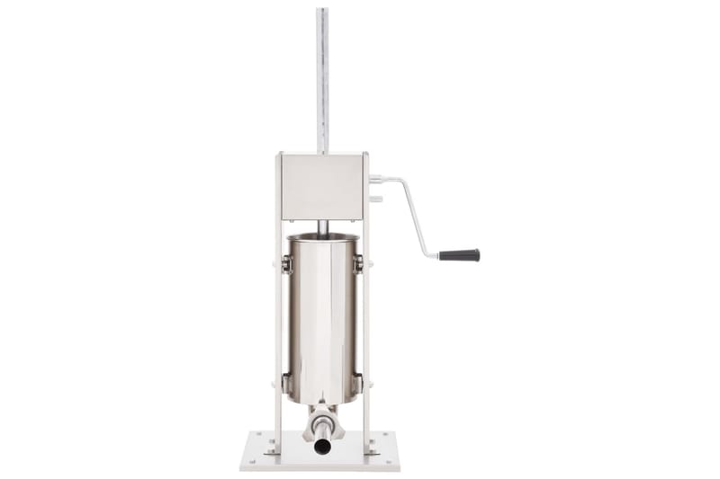 Manuel pølsestopper 5 l rustfrit stål sølvfarvet - Sølv - Husholdning - Madlavning & Bagning - Køkkenudstyr - Øvrige køkkenredskaber