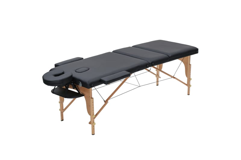 React Massagebriks P300 - Sort - Massagebord