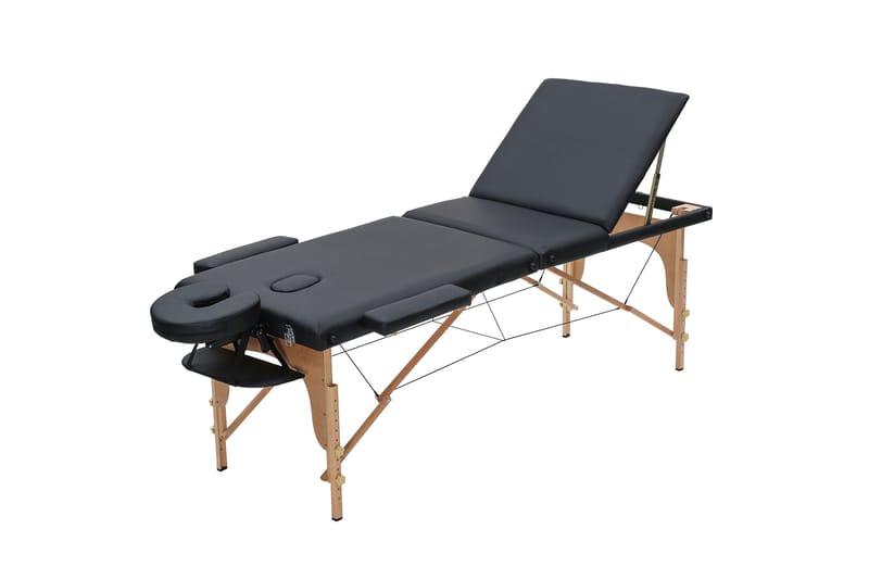 React Massagebriks P300 - Sort - Massagebord