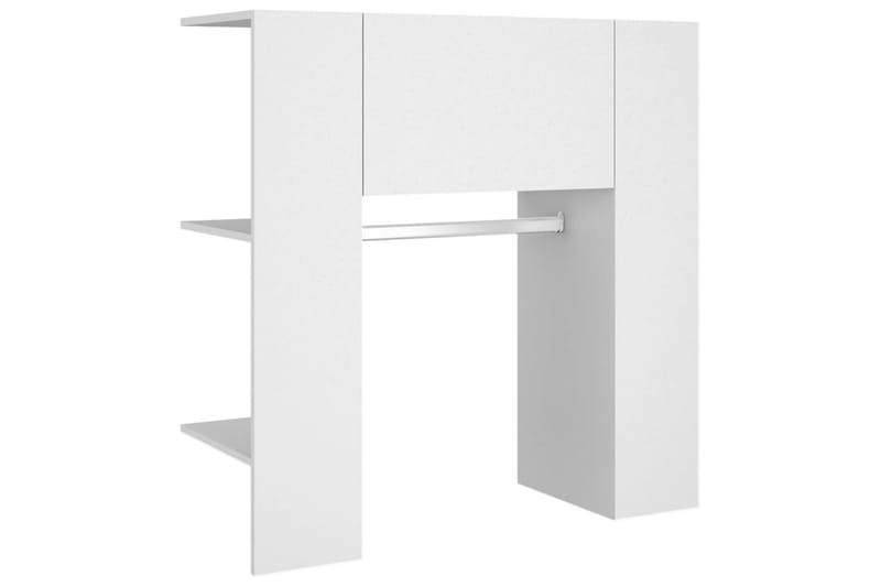 beBasic entrÃ©møbel 97,5x37x99 cm konstrueret træ hvid - Hvid - Opbevaring - Tøjopbevaring - Knagerækker - Tøjstativ