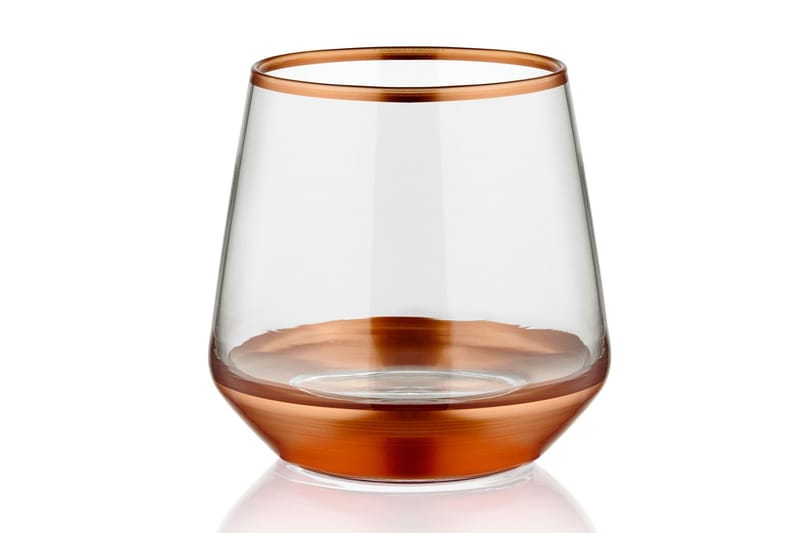 Vandglas - Roséguld - Vandglas - Glas
