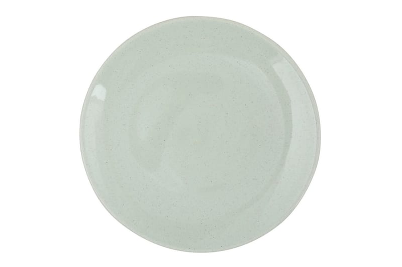 Tallerkensæt 24 stk - Grøn - Porcelæn - Servicesæt & tallerkner sæt