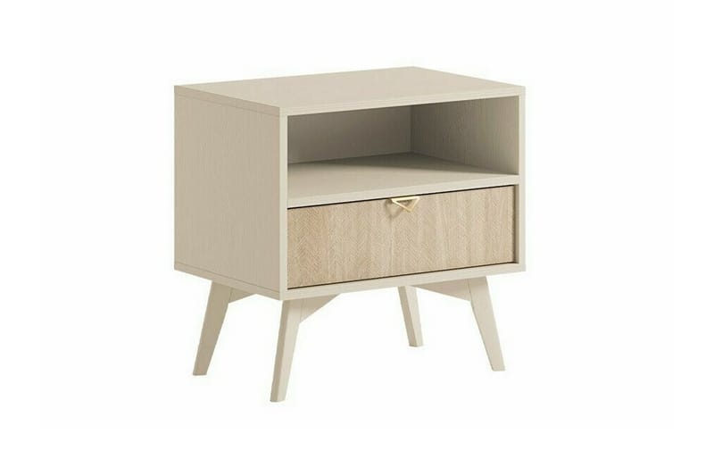 Klinkerville Børnesengebord 54 cm - Beige - Møbler - Børnemøbler - Børneborde - Sengebord børn