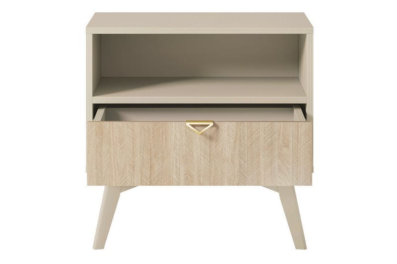 Klinkerville Børnesengebord 54 cm - Beige - Møbler - Børnemøbler - Børneborde - Sengebord børn