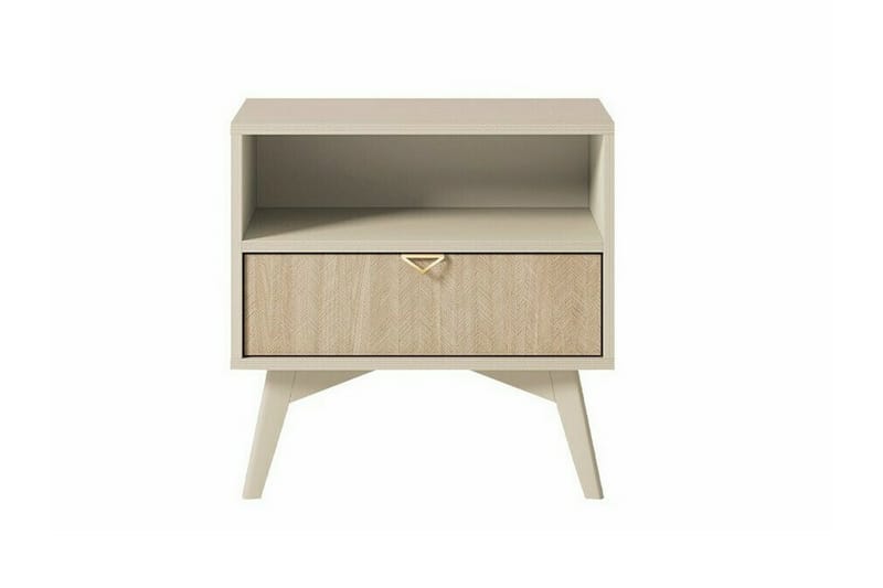 Klinkerville Børnesengebord 54 cm - Beige - Møbler - Børnemøbler - Børneborde - Sengebord børn