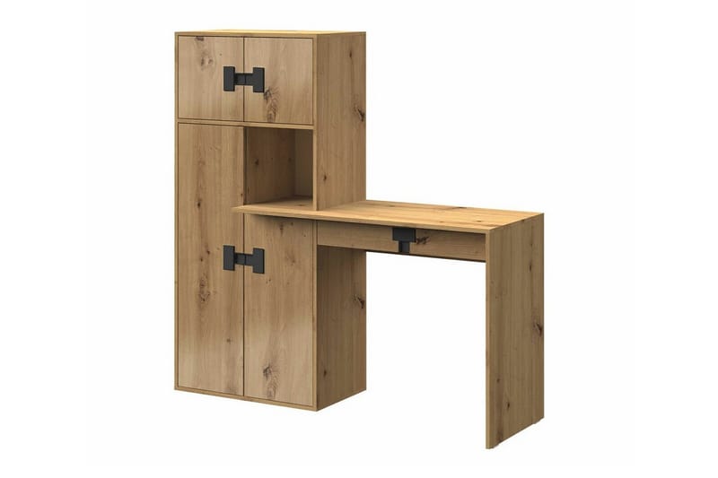 Castlebay Børneskrivebord 82 cm - Brun - Møbler - Børnemøbler - Børneborde - Skrivebord børn