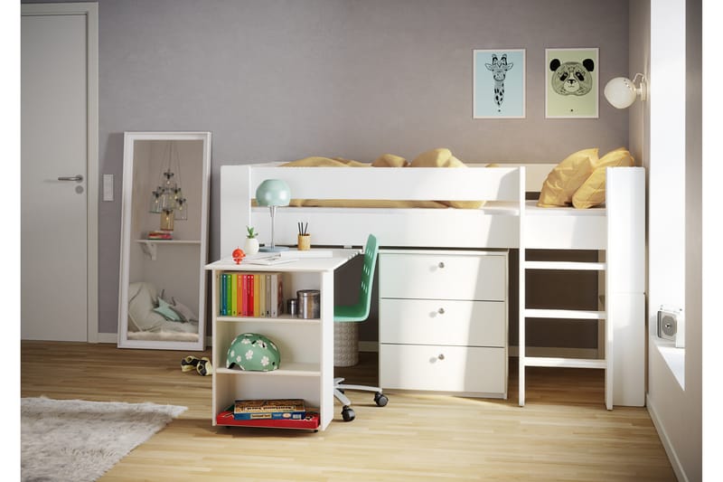 Steens For Kids Børneskrivebord 56x72 cm - Hvid - Møbler - Børnemøbler - Børneborde - Skrivebord børn