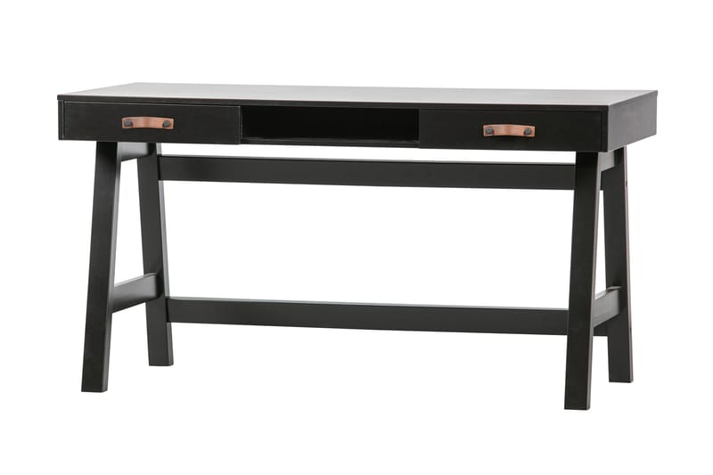 Wickam Børneskrivebord 140 cm - Sort - Møbler - Børnemøbler - Børneborde - Skrivebord børn