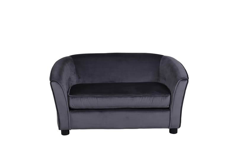 Måna Børnesofa Velour - Mörkgrå - Møbler - Børnemøbler - Børnesofa