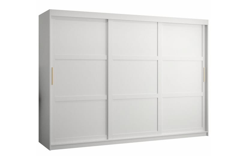 Dunvegan Garderobe 250x200 cm - Hvid - Møbler - Børnemøbler - Opbevaring børneværelse - Børneskab