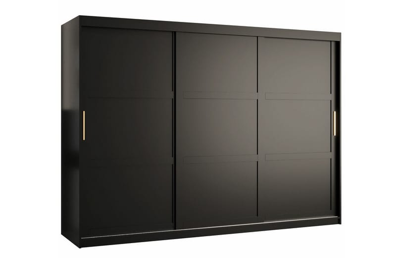 Dunvegan Garderobe 250x200 cm - Sort - Møbler - Børnemøbler - Opbevaring børneværelse - Børneskab