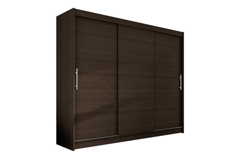 Glenmore Børneskab 250x215 cm - Mørkebrun - Møbler - Børnemøbler - Opbevaring børneværelse - Børneskab