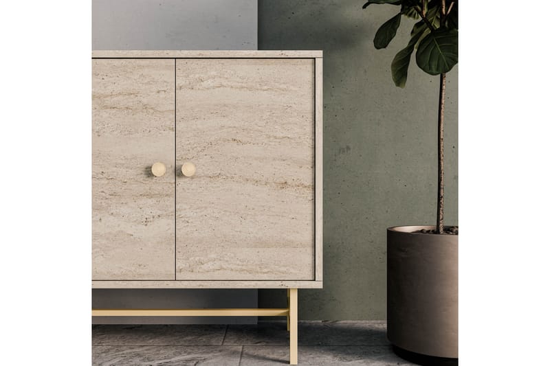 Almasi Konsolbord 144,8 cm - Beige - Møbler - Borde - Aflastningsbord - Entrébord