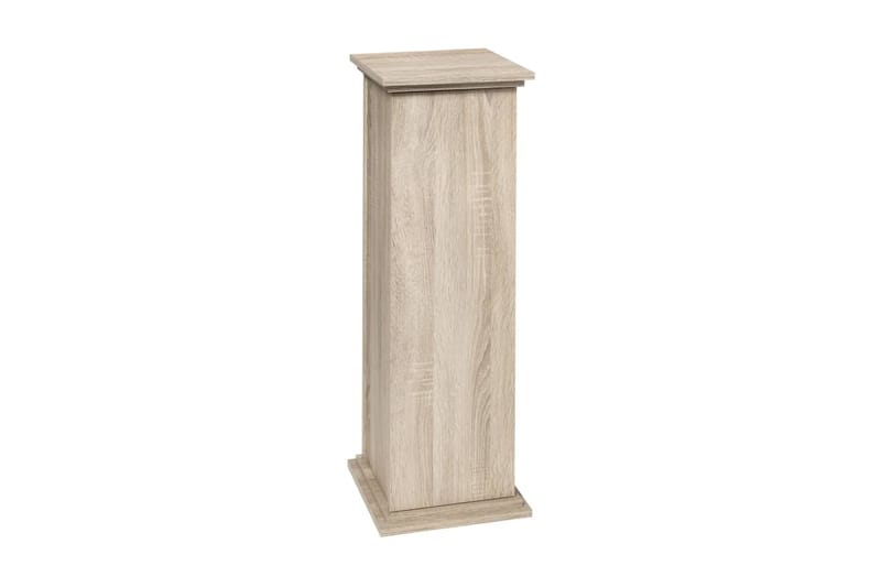 FMD accentbord med låge 88,5 cm egetræsfarve - Beige - Lampebord - Bakkebord & små borde