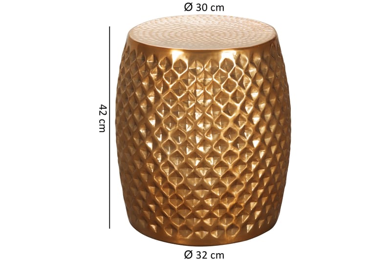 Kalilican skænk 32 cm - Guld - Møbler - Borde - Aflastningsbord - Bakkebord & små borde